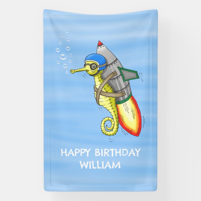 Seepferd Banner (Vertikal)
