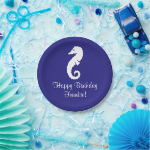 Seepferd Birthday Blue White 4Frankie Pappteller