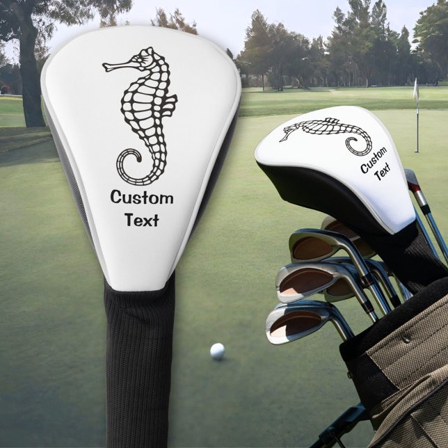 Seepferd Black Golf Headcover (Von Creator hochgeladen)