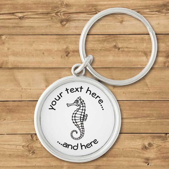 Seepferd Black Schlüsselanhänger (Von Creator hochgeladen)