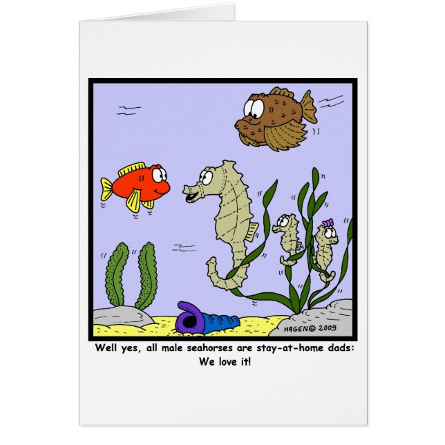 Seepferd Bleibe-an-Zuhause Vater (Vorne)