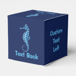 Seepferd Blue Geschenkschachtel
