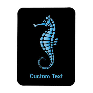 Seepferd Blue Magnet