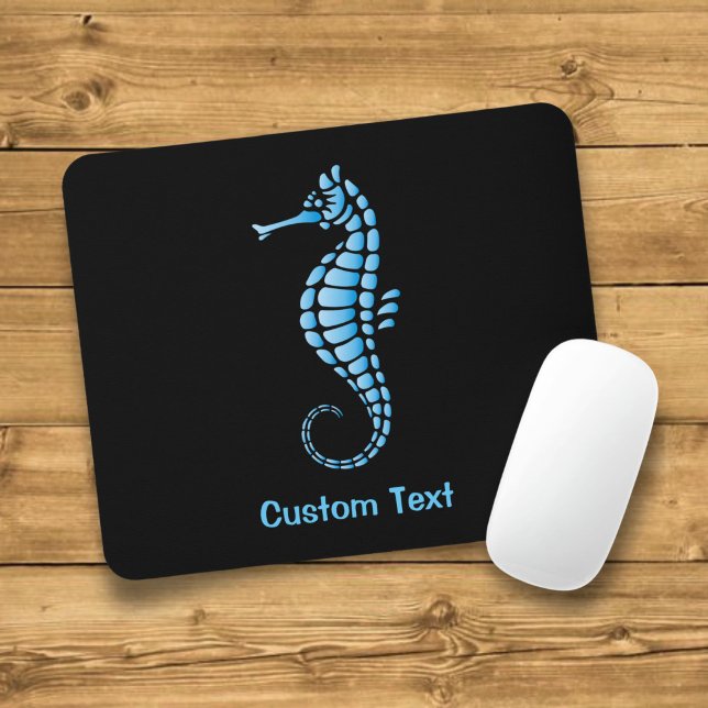 Seepferd Blue Mousepad (Von Creator hochgeladen)