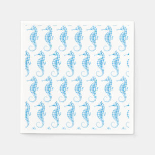 Seepferd Blue Serviette