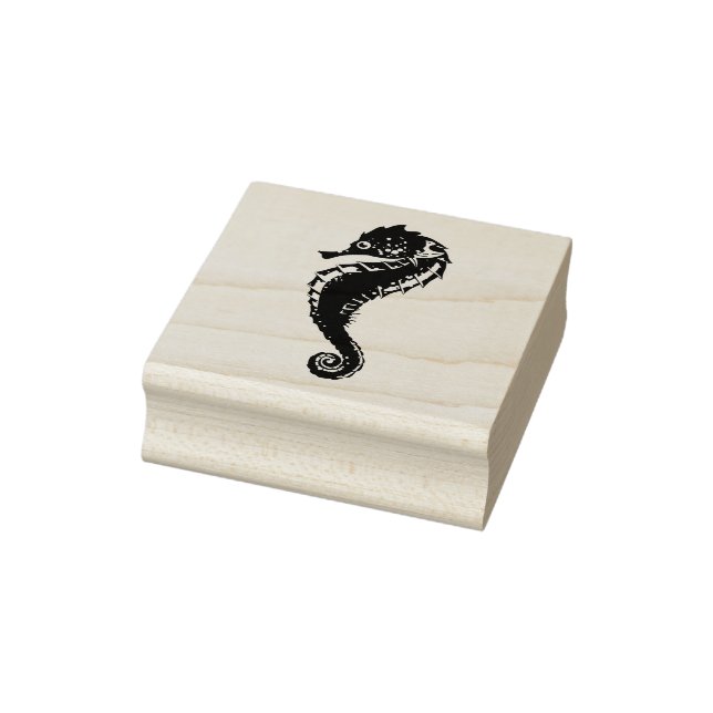 Seepferd Briefmarke Gummistempel (Stempel)
