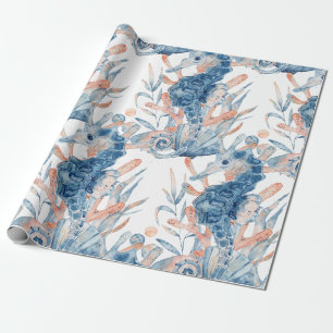 Seepferd Coast Wrapping Paper Geschenkpapier