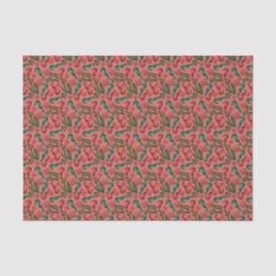 Seepferd Coral Nautic Muster Seidenpapier