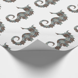 Seepferd Geschenkpapier