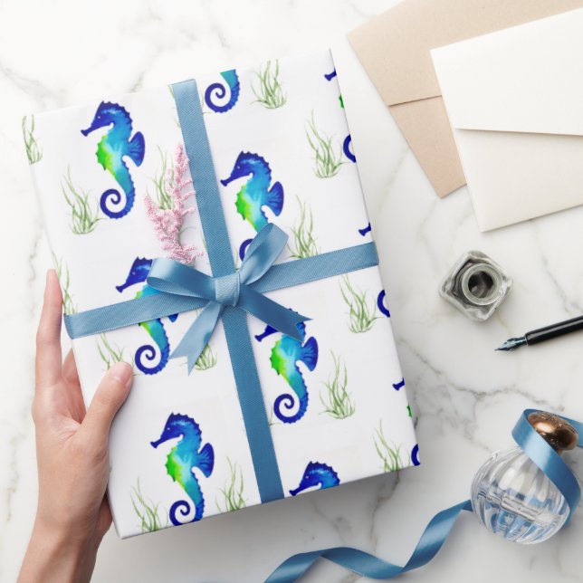 Seepferd Gift Wrap Geschenkpapier (Schenken)
