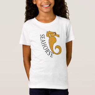 Seepferd - Girls' Bella Angepasst Babydoll T - Shi T-Shirt