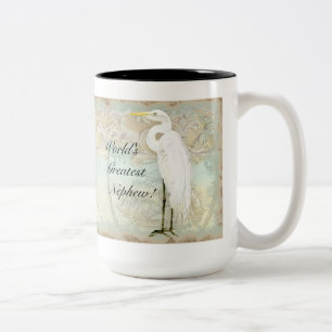 Seepferd, großer Reiher-Küstenstrand - Zweifarbige Tasse
