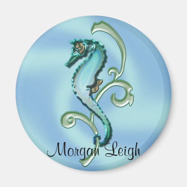 Seepferd in den Algen Magnet (Vorne)