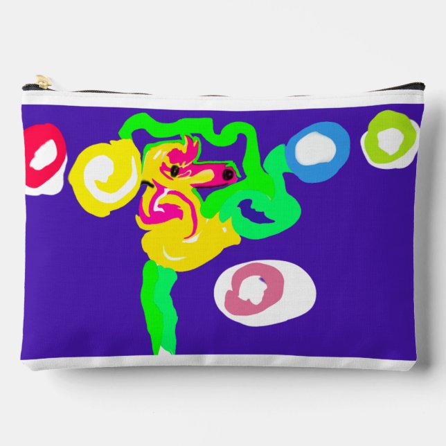 Seepferd Kunstkönig Zubehörtasche (Vorderseite)