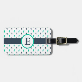 Seepferd Monogram Gepäckanhänger