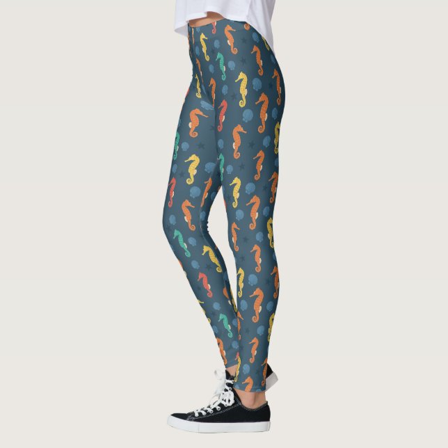Seepferd Muster Leggings (Links)