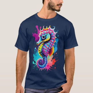 Seepferd Niedliches Seepferd Hippocampus T-Shirt
