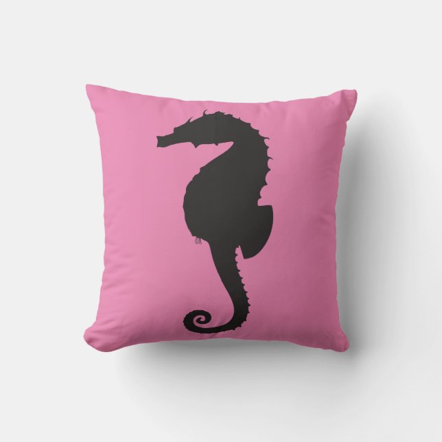 SEEPFERD PILLOWS PINK KISSEN (Vorderseite)