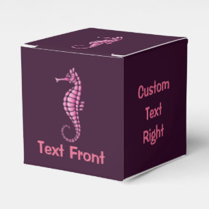 Seepferd Pink Geschenkschachtel