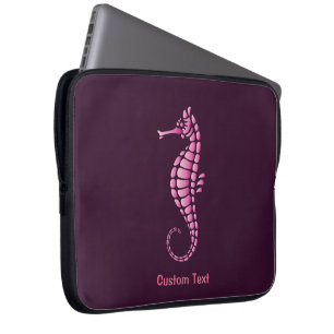 Seepferd Pink Laptopschutzhülle
