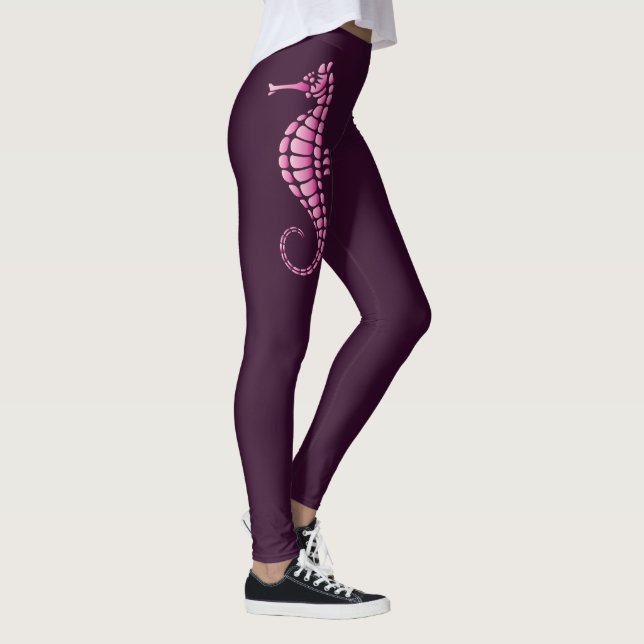 Seepferd Pink Leggings (Rechts)