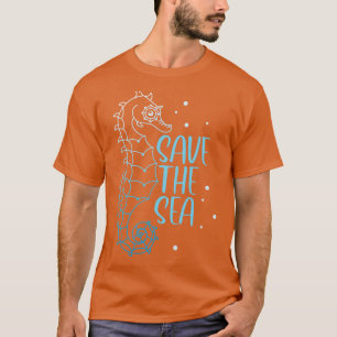 Seepferd Rette Meeresunterwasser T-Shirt