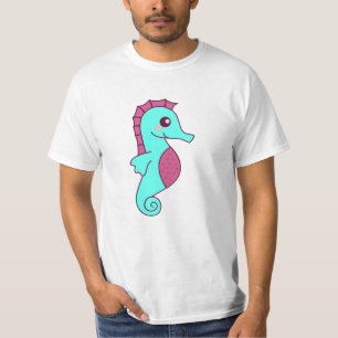 Seepferd Ros Unterwasser Pferde im Wasser T-Shirt