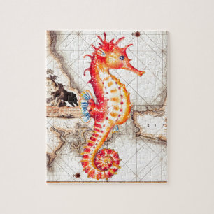 SEEPFERD-ROTE KARTE II PUZZLE