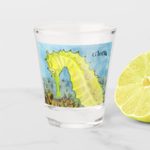 Seepferd Schnapsglas