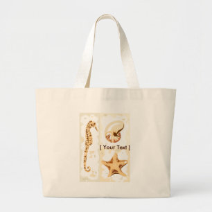 Seepferd Seashells Aquatic Life Tasche
