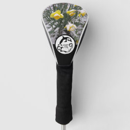 Seepferd Silhouette Monogram w Foto Golf Head Cov Golf Headcover