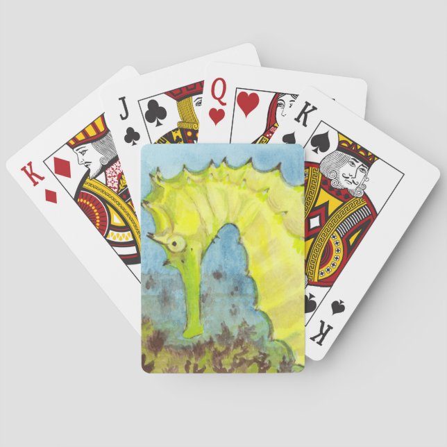 Seepferd Spielkarten (Rückseite)