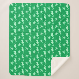 Seepferd & Starfish - Aquamarin und Meeresrauschen Sherpadecke