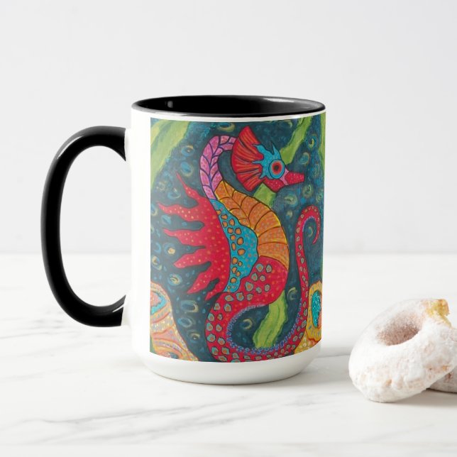 Seepferd Tasse (Mit Donut)