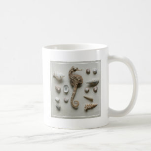 Seepferd und Muscheln Kaffeetasse