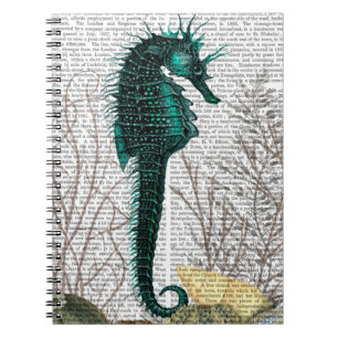 Seepferd und Sea Urchins Notizblock