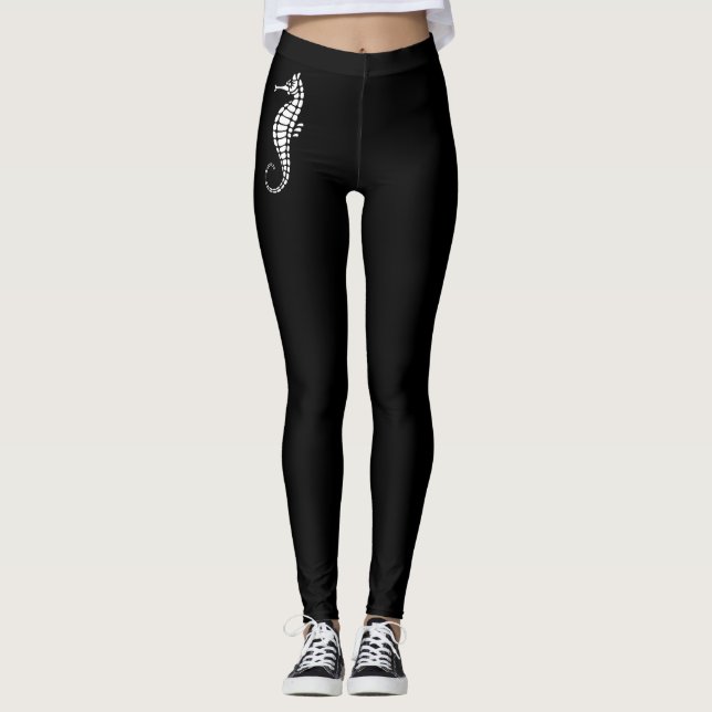Seepferd White Leggings (Vorderseite)