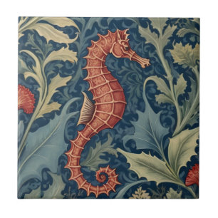 Seepferd William Morris Stil R Sea Ocean Marine Fliese