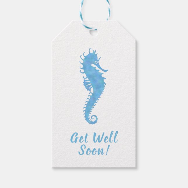 Seepferd wird bald gut geschenkanhänger (Vorderseite)