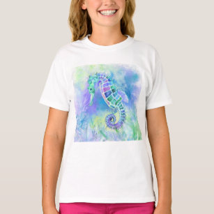 Seepferd - Wunderbares Unterwasserleben - Zeichnen T-Shirt