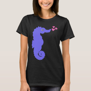 Seepferdchen-Herzen Wasser Meer Tier Fisch Hippoca T-Shirt