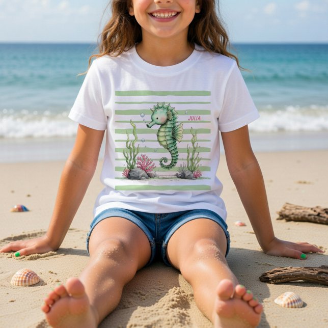Seepferdchen im Garten der Gezeiten T-Shirt (Von Creator hochgeladen)