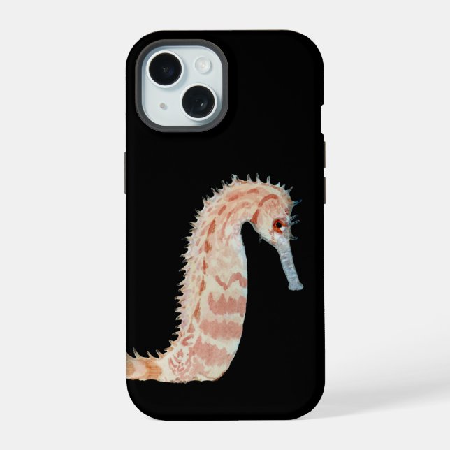 Seepferdchen iPhone 15 Hülle (Rückseite)