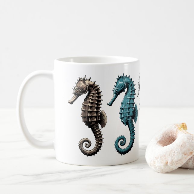 Seepferdchen  kaffeetasse (Mit Donut)