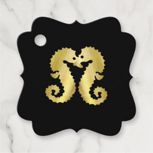 Seepferdchen küssen Hochzeit Danke Geschenkanhänger