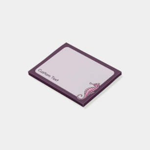 Seepferdchen Rosa Post-it Klebezettel