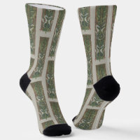 Seepferdchen und Seetang, Vintage Art Nouveau