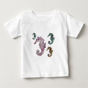 Seepferde Art von LeahG Baby T-shirt