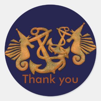 Seepferde Danke Stickers
