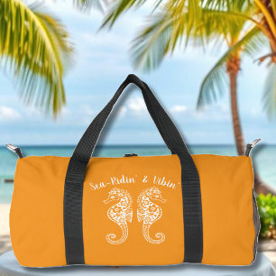 Seepferde-Fischer-Core-Hawaiian-Orange Duffle Bag